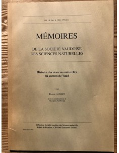 Histoire des réserves naturelles du canton de Vaud