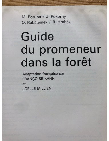 Guide du promeneur dans la forêt