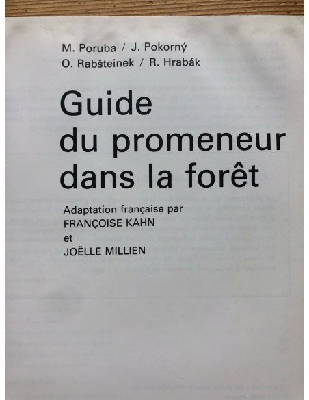 Guide du promeneur dans la forêt