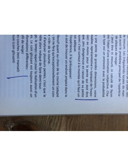 Le risque d'avalanches