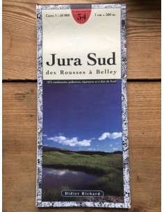Carte 1:50'000 - Jura Sud, des Rousses à Belley