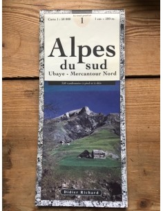Carte 1:50'000 - Alpes du Sud, Ubaye-Mercantour Nord