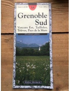Carte 1:50'000 - Grenoble Sud: Vercors Est, Taillefer,...