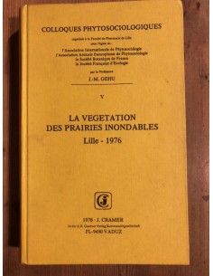 Végétation des prairies inondables, Lille 1976