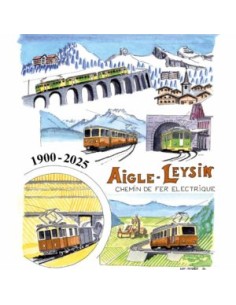 Aigle-Leysin, chemin de fer électrique, 1900-2025