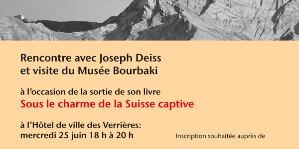 Rencontre avec Joseph Deiss et visite du Musée Bourbaki